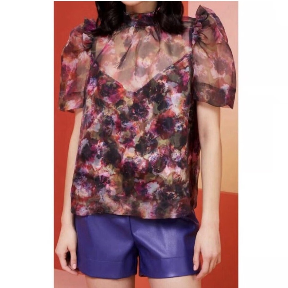 Marie Oliver Perry Top in Poppy